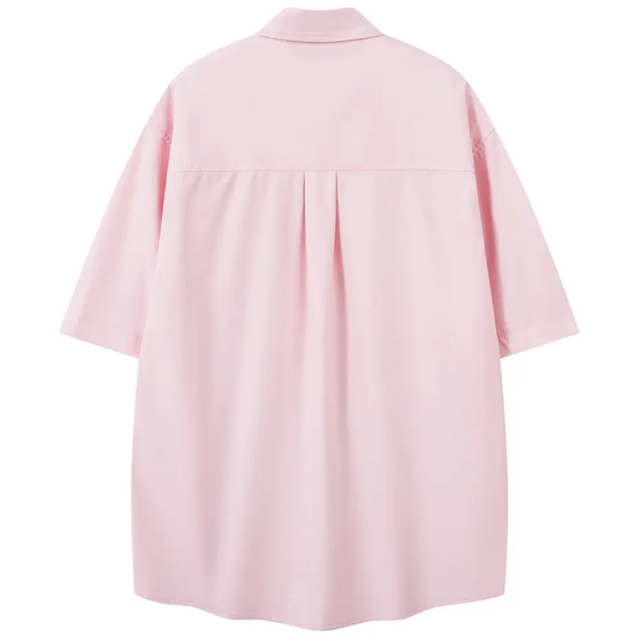 Anime Graphic Men Shirts Streetwear Harajuku Hip Hop Oversized Shirts Loose Casual Button Up Blouse