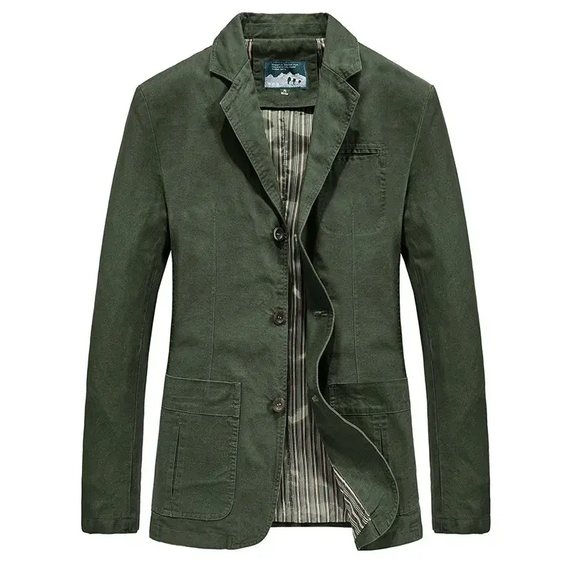 Men Casual Blazers Jackets Suits Coats High Quality Male Cotton Slim Fit Blazers Mujer Business Casual Blazers Coats Size 4XL