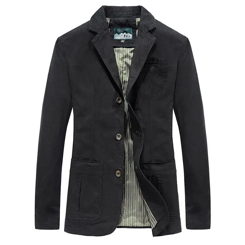 Men Casual Blazers Jackets Suits Coats High Quality Male Cotton Slim Fit Blazers Mujer Business Casual Blazers Coats Size 4XL