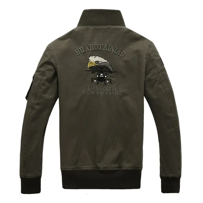 Men Air Force Jaquetas Military Style Multi Pockets Tooling Jackets Male Winter Bomber Jackets Quality Man Cotton Cargo Coats