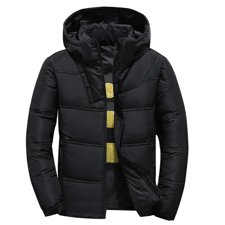 Men Hooded Down Coats White Duck Down Jackets Man Winter Casual Jackets Quality Male Outdoor Windproof Warm Winter Jackets 4XL