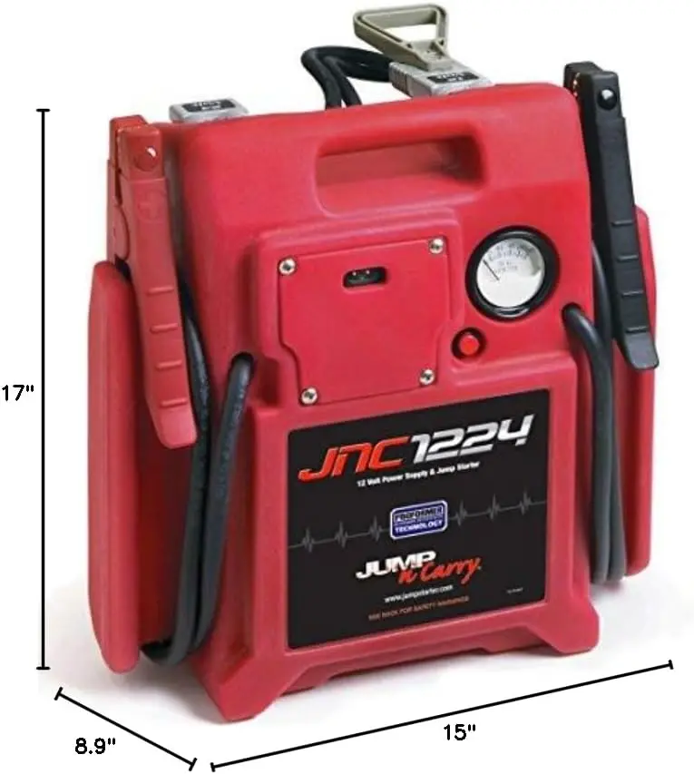Jump-N-Carry JNC1224 3400/1700 Peak Amp 12/24V Jump Starter