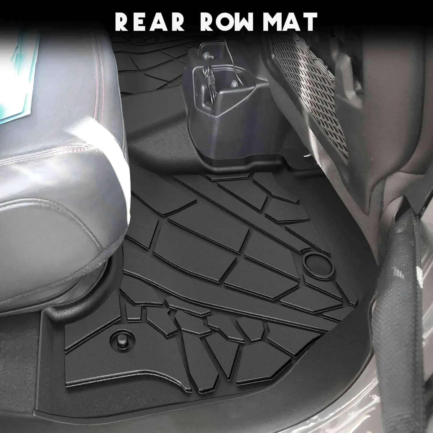 All Weather Floor Mats & Truck Bed Mat Fit for 2020-2025 Jeep Gladiator JT, TPE Rubber Protection Front - 3 PCS