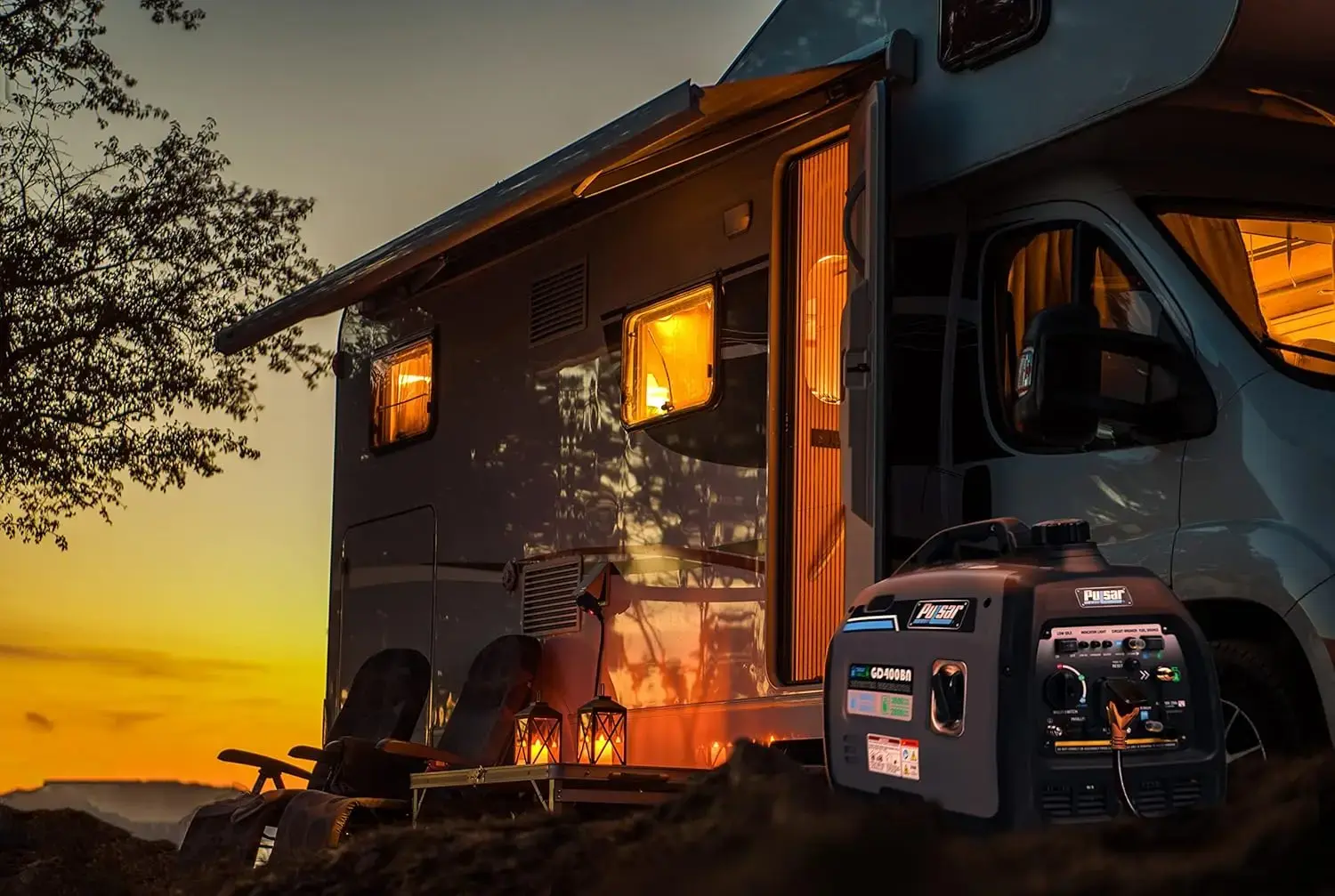 4000W Portable super-quiet Dual Fuel & Parallel Capability, RV-Ready, CARB Compliant
