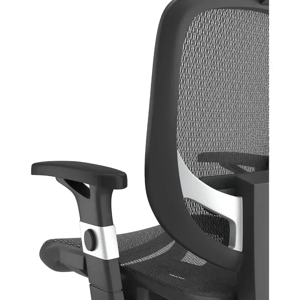 Staples Hyken Ergonomic Swivel Task Chair, Adjustable Office Chair with Breathable Mesh and Lumbar Support, Perfect for Home and