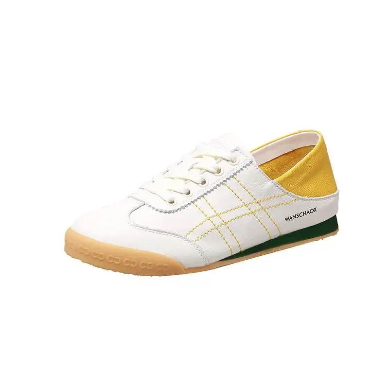 XIHAHA Fashion Casual Women's Shoes Comfortable Breathable Girls Soft Leather Sneakers Women Sports Shoes Woman Dance Shoes