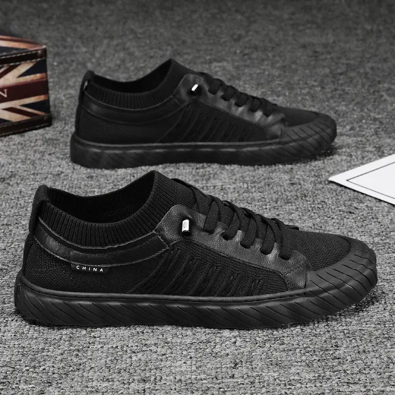 XIHAHA New Men's Shoes Breathable Ice Silk Old Beijing Cloth  All-match Flat Shoe Walking Casual Men Trendy Shoes Male Sneakers