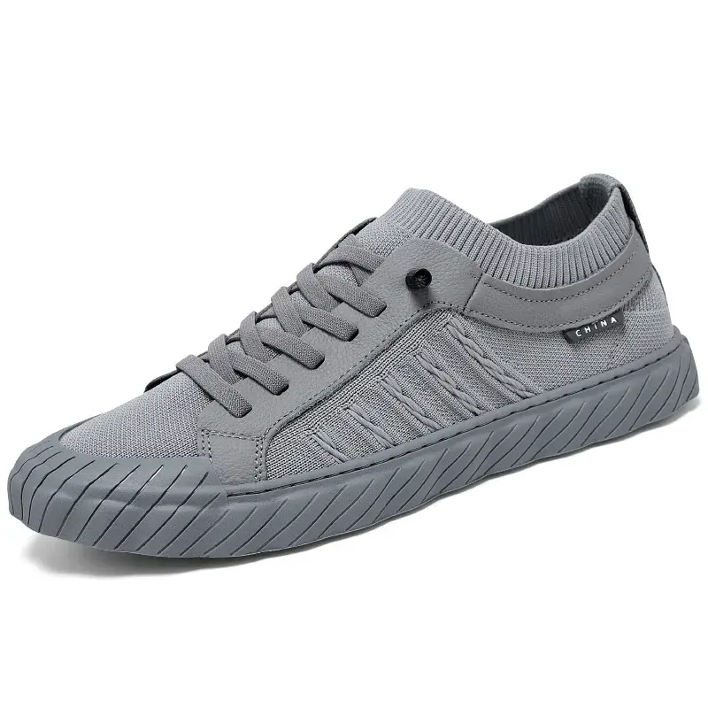 XIHAHA New Men's Shoes Breathable Ice Silk Old Beijing Cloth  All-match Flat Shoe Walking Casual Men Trendy Shoes Male Sneakers
