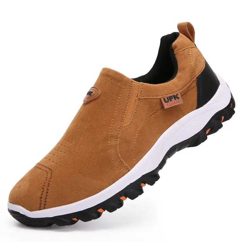 XIHAHA Men Casual Shoes Sneakers for Man Shoes Outdoors Breathable Sports Flock Male Footwear Walking Comfortable Shoes