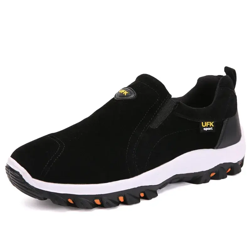XIHAHA Men Casual Shoes Sneakers for Man Shoes Outdoors Breathable Sports Flock Male Footwear Walking Comfortable Shoes