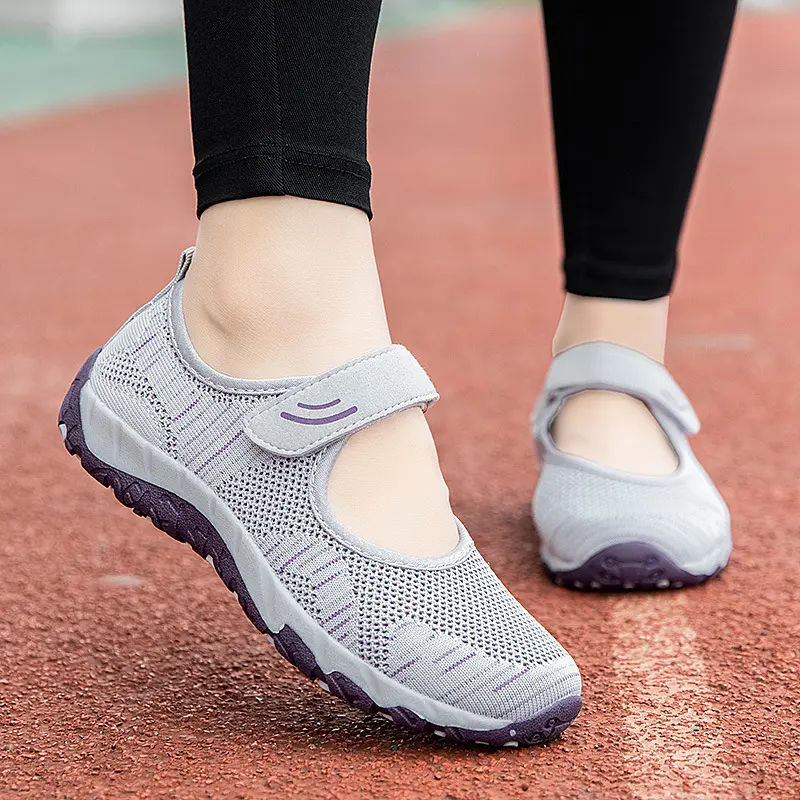 XIHAHA Summer Sneakers Women's Shoes Mom Leisure Soft Bottom Breathable Air Mesh Walking Shoe Woman Sports Run Shoes