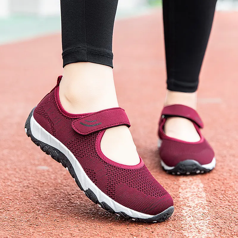XIHAHA Summer Sneakers Women's Shoes Mom Leisure Soft Bottom Breathable Air Mesh Walking Shoe Woman Sports Run Shoes