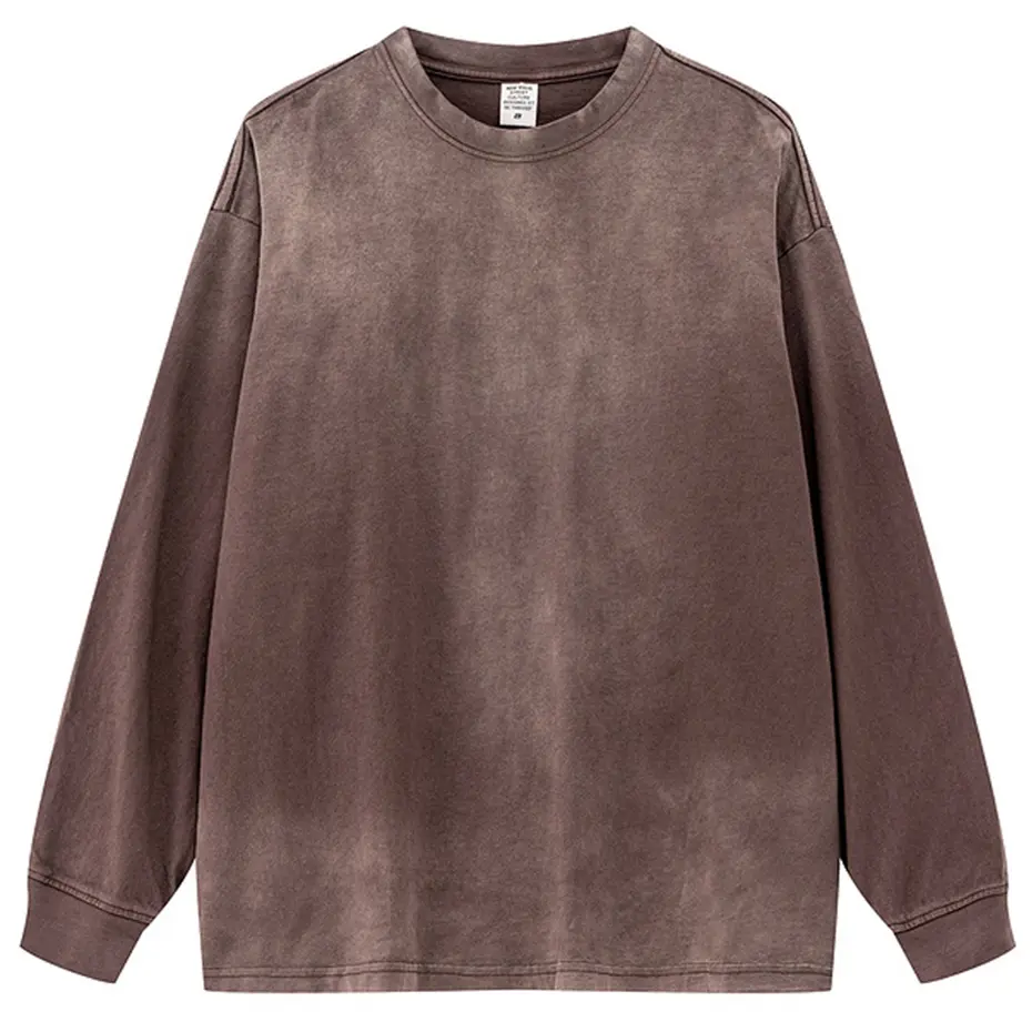Streetwear Harajuku Vintage T-shirts Loose Casual Long Sleeve T Shirts Hip Hop Oversized Tshirts Tee Tops