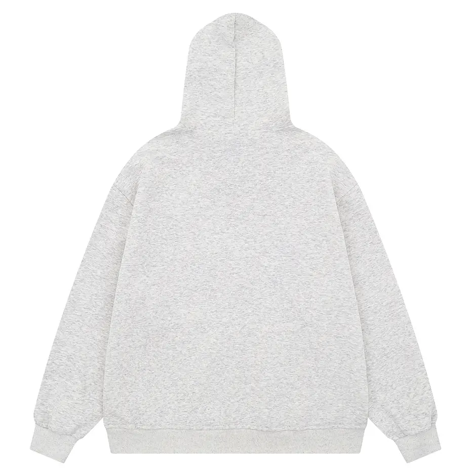 Fur Collr Hoodies Jackets Streetwear Harajuku Oversized Hip Hop Hoodies Hooded Sweatshirts Casual Loose Hoodies