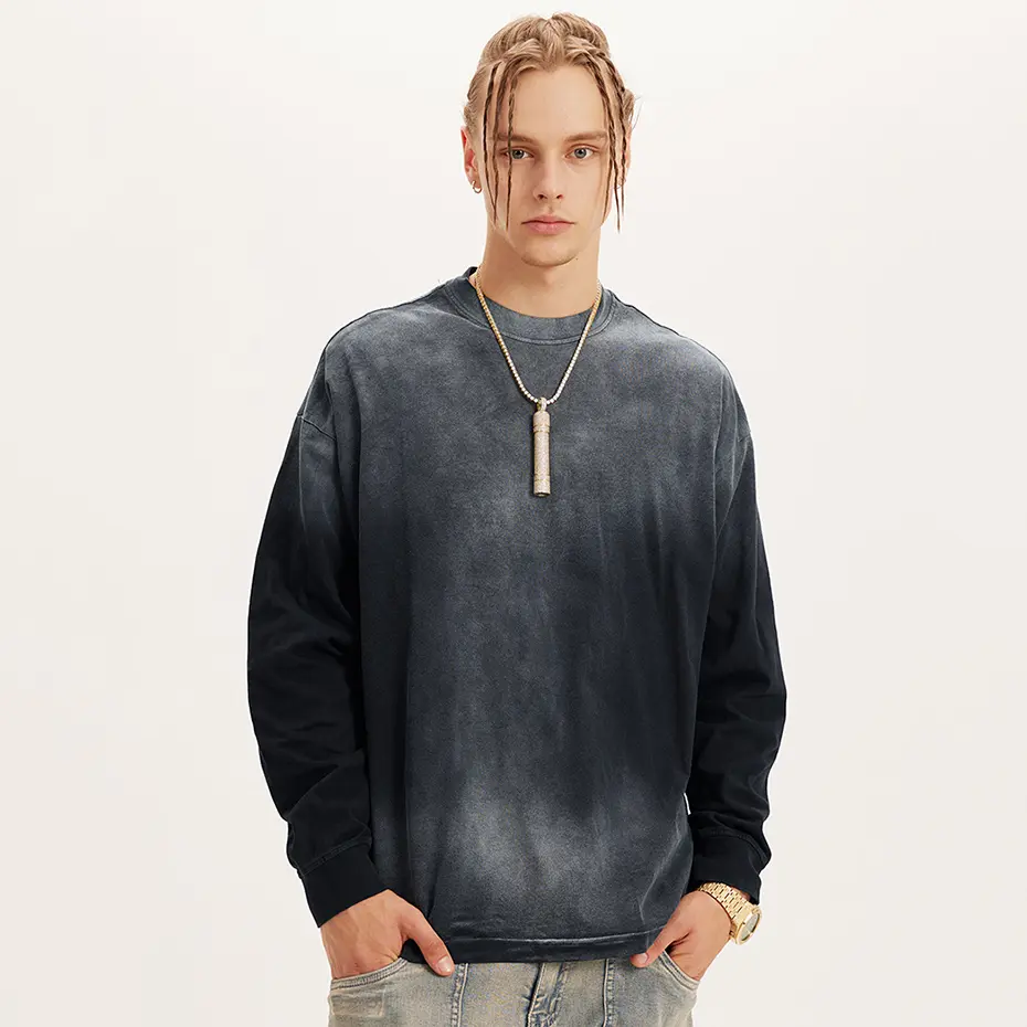 Streetwear Harajuku Vintage T-shirts Loose Casual Long Sleeve T Shirts Hip Hop Oversized Tshirts Tee Tops