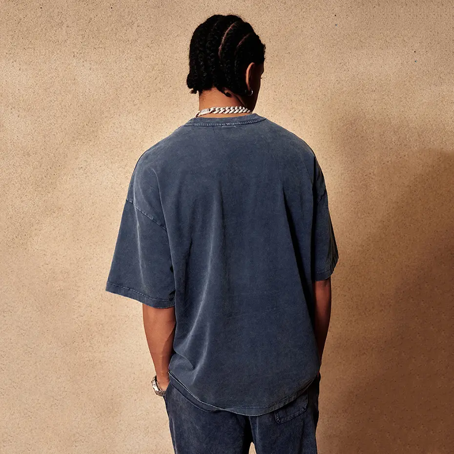 Streetwear Harajuku Hip Hop Oversized T-shirts Men Summer Vintage Loose T Shirts Wax Printed Washed Retro Tshirts Tee Tops