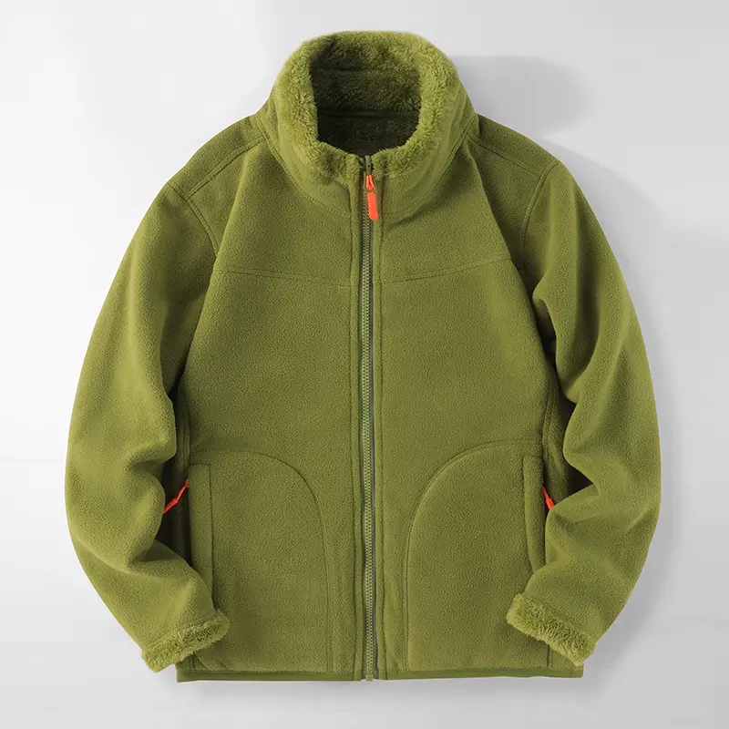 New Winter Men Coral Velvet Warm Cardigan Sweatshirt Jackets Fashion Couple Casual Jackets Coats Male Sportswear Outdoor Coats