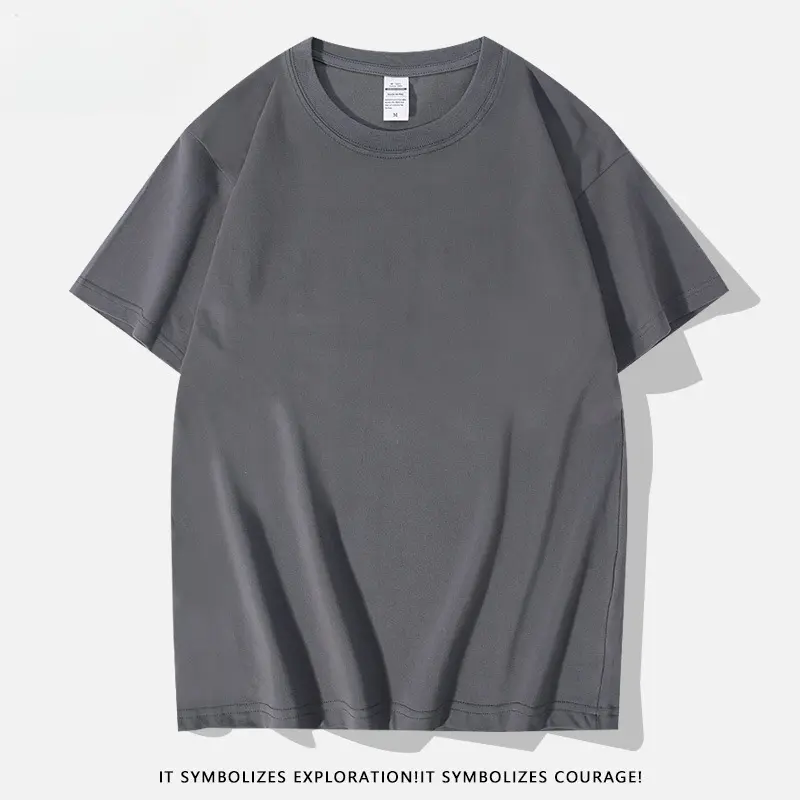 Customized Printed  T-Shirt Tees DIY Your Own Design Like Photo Or Logo New Summer Fashion Custom White T-shirt 230g Cotton 100%
