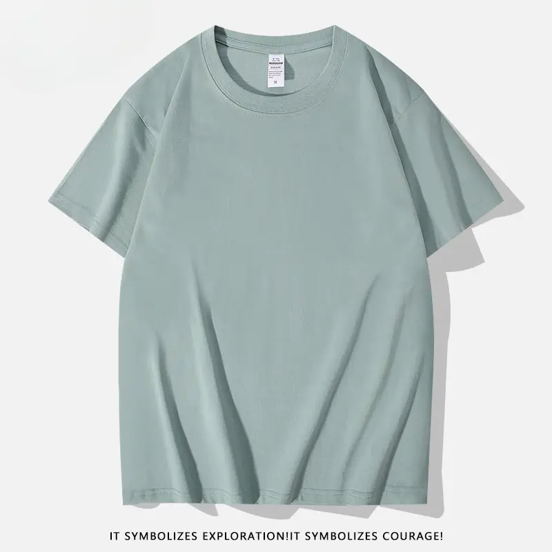 Customized Printed  T-Shirt Tees DIY Your Own Design Like Photo Or Logo New Summer Fashion Custom White T-shirt 230g Cotton 100%