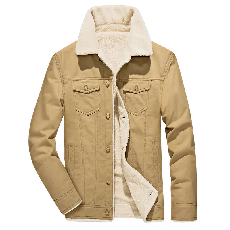 Men Winter Down Jackets And Coats Fleece Warm Parkas New Winter Male Cotton Warm Jackets Outwear Solid Casual Coats Size 6XL