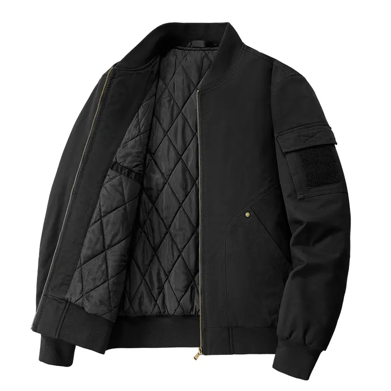 New Fashion Men Cotton Casual Baseball Jackets Winter Coats Multi Pockets Tooling Coats Quality Male Thicker Warm Parkas Size 4X