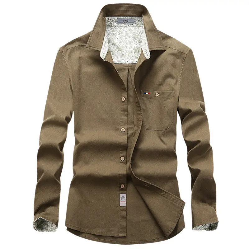 New Spring Autumn Men Long sleeved Cotton and Linen Shirts Fashion Style Japanese and Korean Trends Casual Shirts Size S-4XL