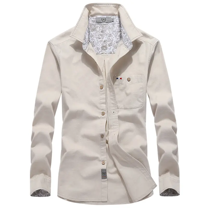 New Spring Autumn Men Long sleeved Cotton and Linen Shirts Fashion Style Japanese and Korean Trends Casual Shirts Size S-4XL