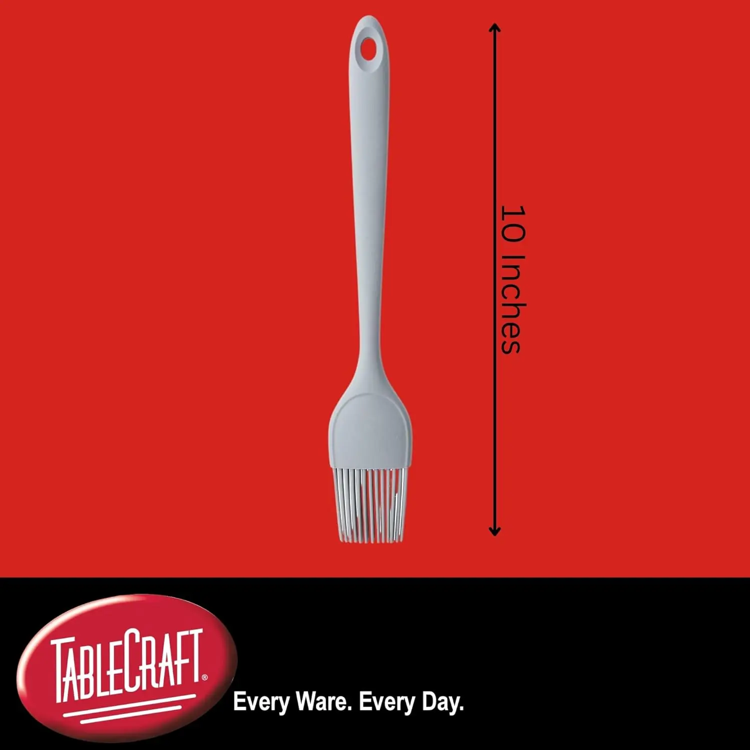 Silicone Basting Brush for Cooking, NSF Certified, Heat Resistant to 400°, Dishwasher Safe, BPA Free, One-Piece Construction