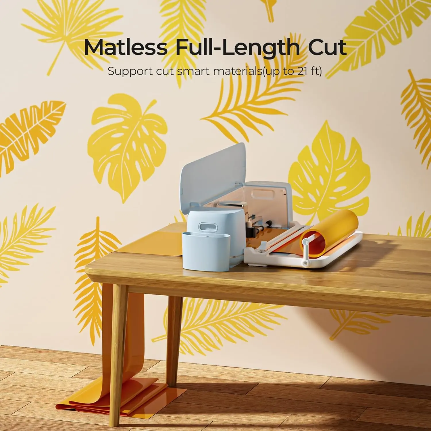 Cutting Machine 2 by HTVRONT - 5 in 1 Vinyl Cutter Machine with 5X Cutting Force, Cuts 100+ Materials, AI Painting, 13'' Smart