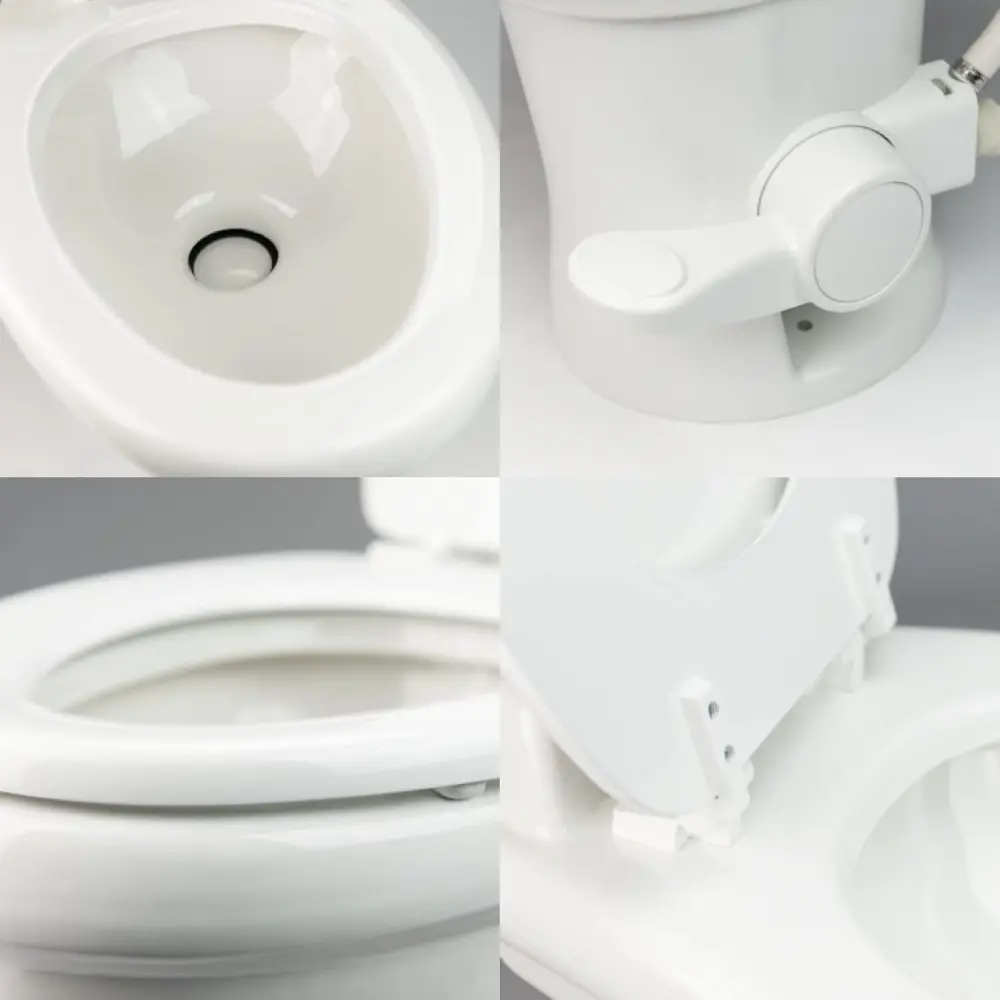 302320081 320 Series Standard Height RV Toilet, White