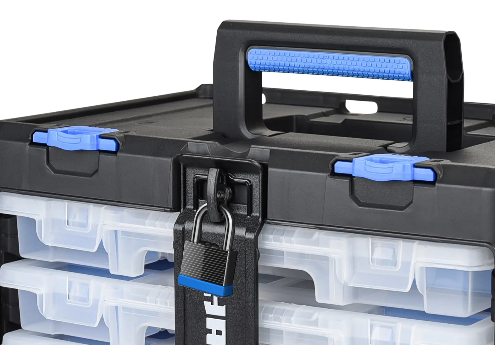 Stack System 3 Case Organizer for Parts and Tools, Integrates with the Modular Storage System