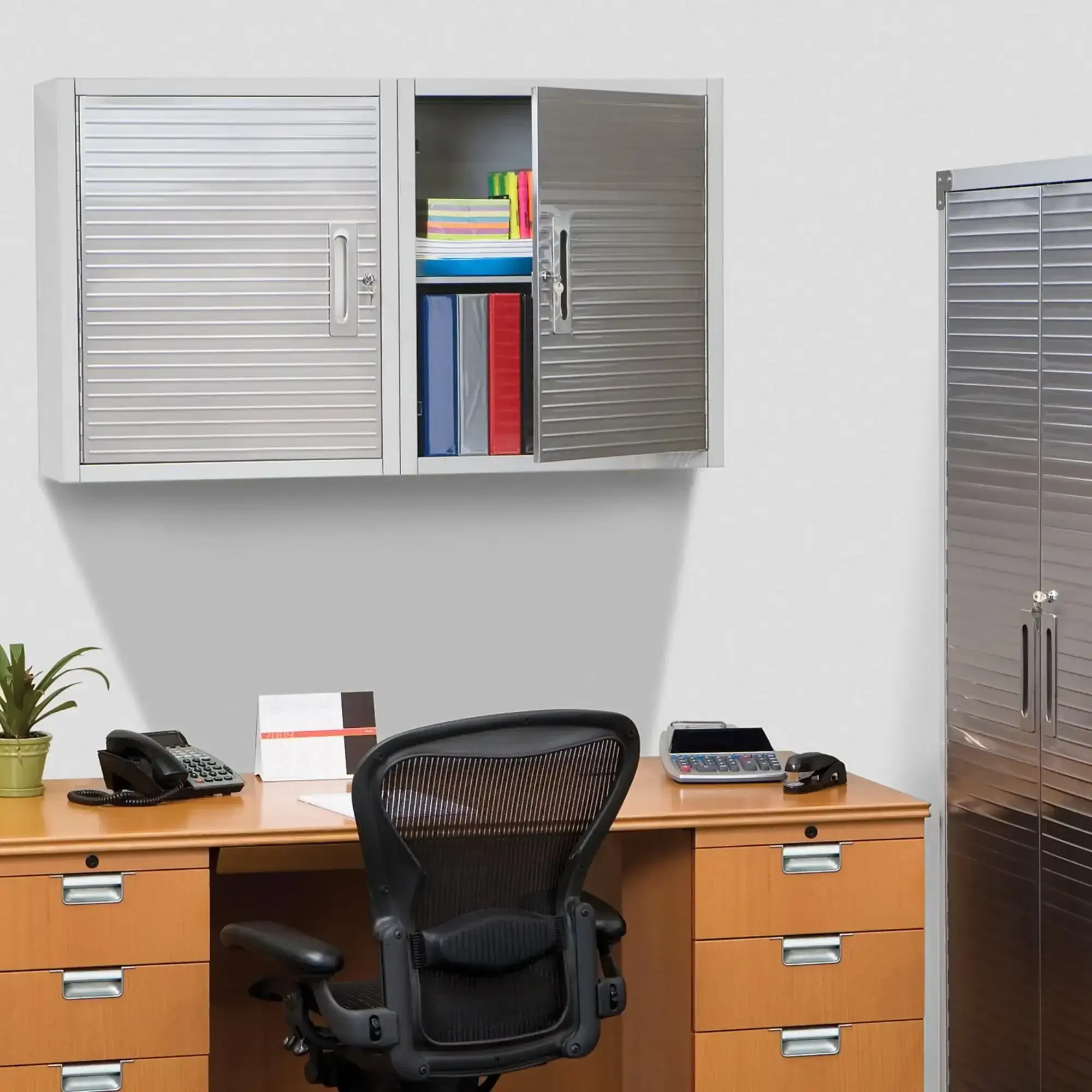 Seville Classics Single Wall Cabinets, 24" W x 12" D x 28" H, Granite