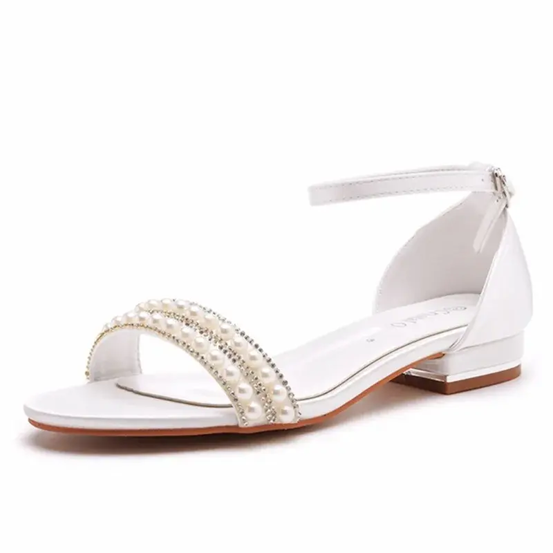 XIHAHA New Training Modern Tango Woman Shoes Satin Sandals Women Flat Heel Latin Dance Shoes Jazz Ballroom Salsa Dancing Shoe