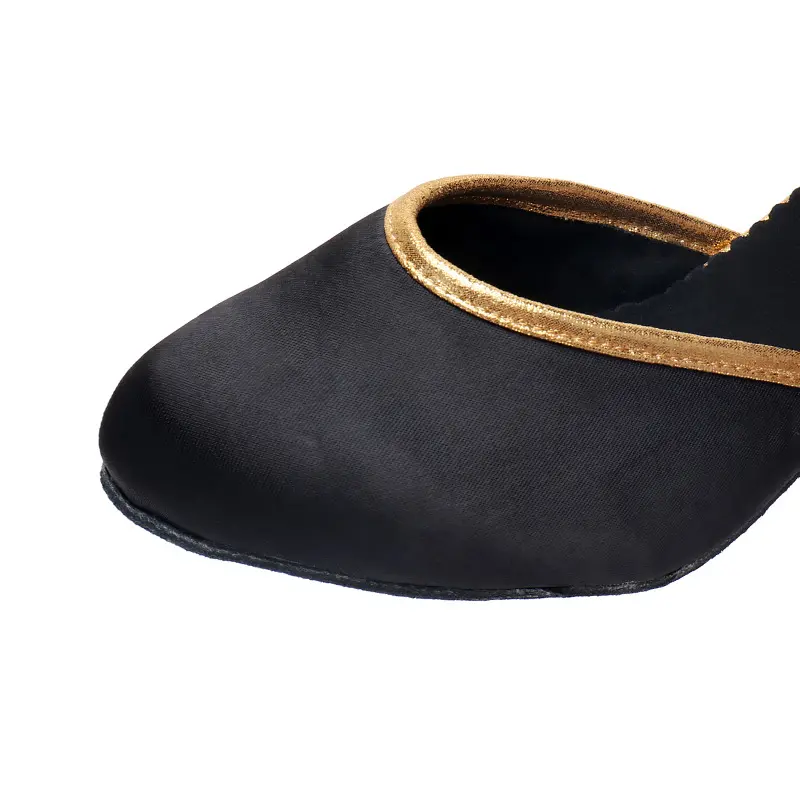 XIHAHA Woman Satin Covering Dance Shoes Soft Breathable Women Latin Dance Shoe Party Supplies Ballroom Latin Girl Ballroom Shoes