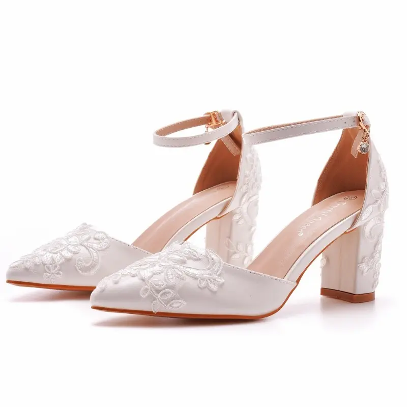 XIHAHA Fashion Women Sandals Designer Girl Coarse Heel Casual Shoes Woman Wedding Shoe Thin Outdoor Dance Shoes Mujer