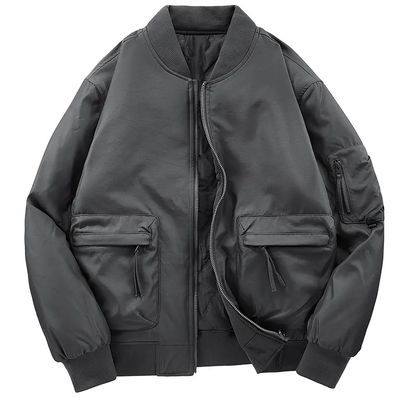 New Fashion Men Double Sided Casual Down Jackets Winter Coats Multi Pockets Cargo Coats Quality Male Thicker Warm Parkas Size 5X