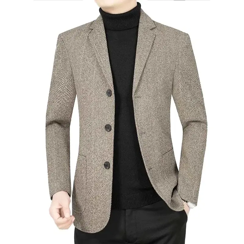 Men Business Blazers Jackets Korean design Casual Suits Coats High Quality Male Spring Slim Blazers Jackets Suits Coats Size 4XL