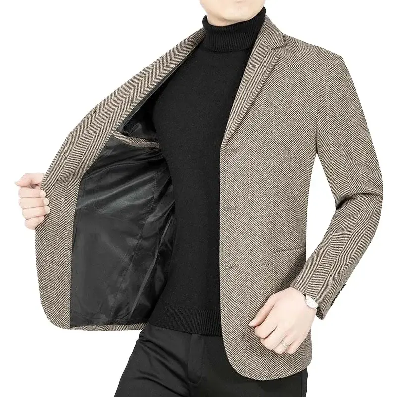 Men Business Blazers Jackets Korean design Casual Suits Coats High Quality Male Spring Slim Blazers Jackets Suits Coats Size 4XL