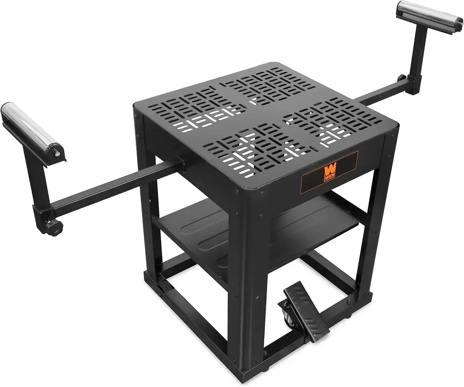 Multi-Purpose Rolling Planer woodworking, mini lathe machine with Extension Rollers and Miter Saw Tool Stand