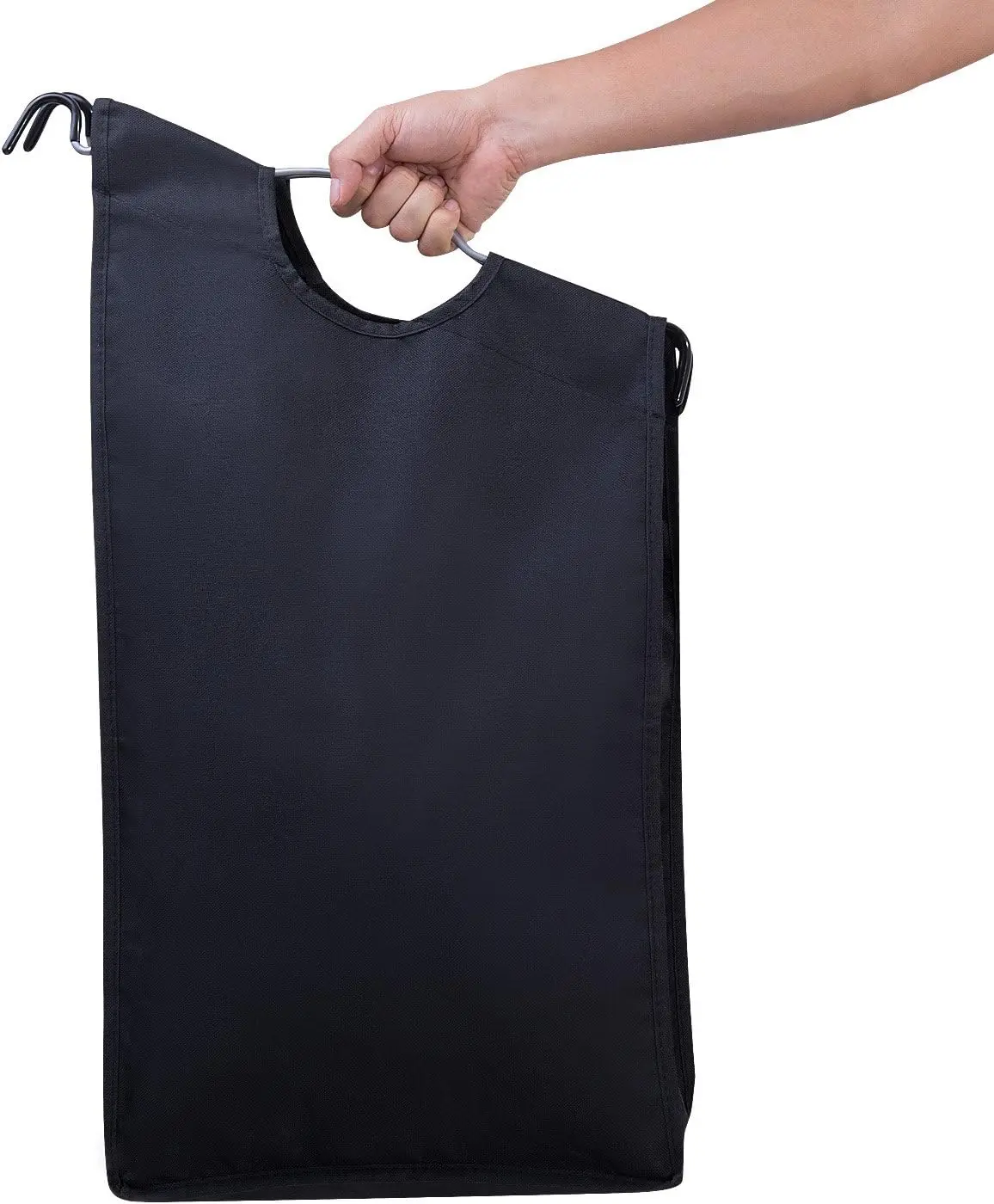 Laundry Sorter Cart 4-Bag Classics Rolling Laundry Hamper, Sturdy Frame with 60KG Weight Capacity, Black