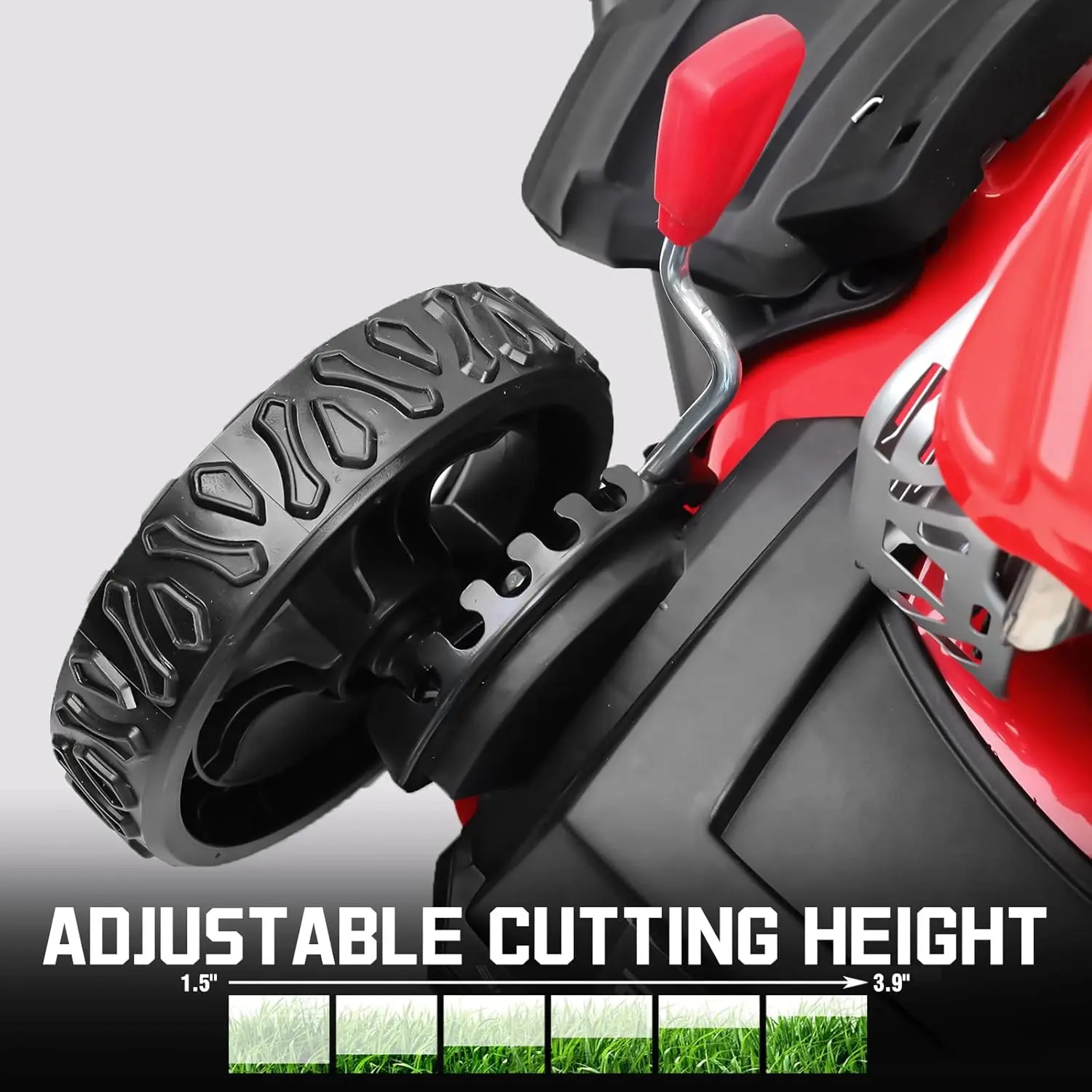 Lawn Mower Gas Powered, 18-Inch 144cc Engine 3-in-1 Walk-Behind Push Lawn Mower, Oil Included