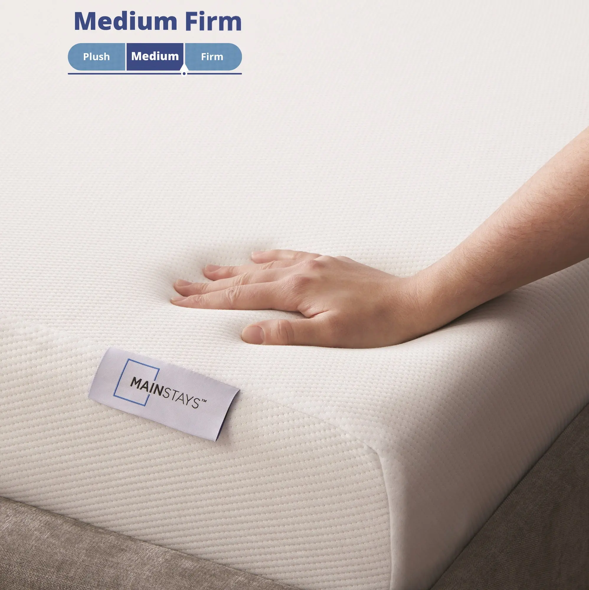 8” Medium Firm Memory Foam Mattress, Twin