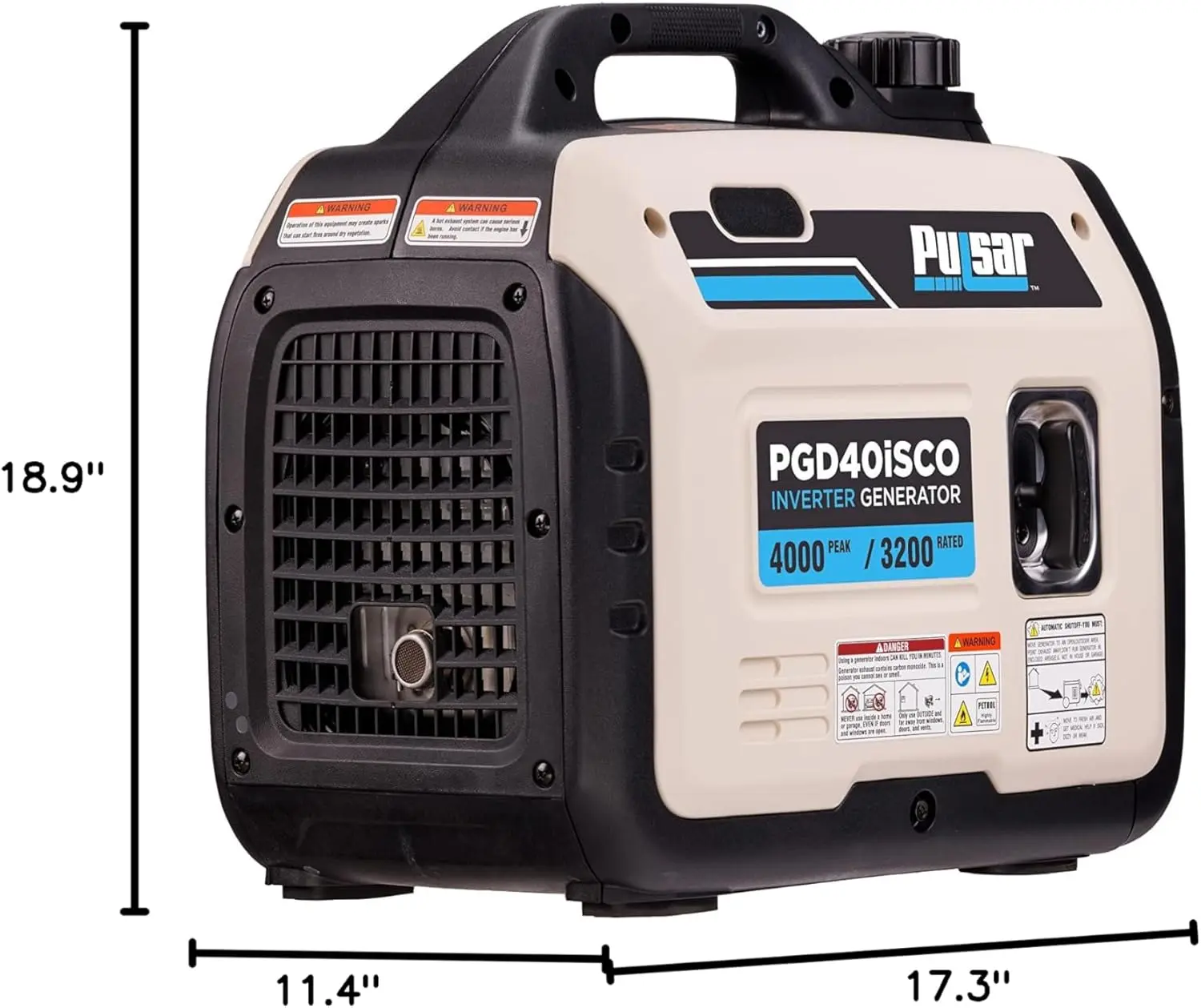 Ultra Light Quiet Portable Gas Inverter Generator 4000W PGD40ISCO