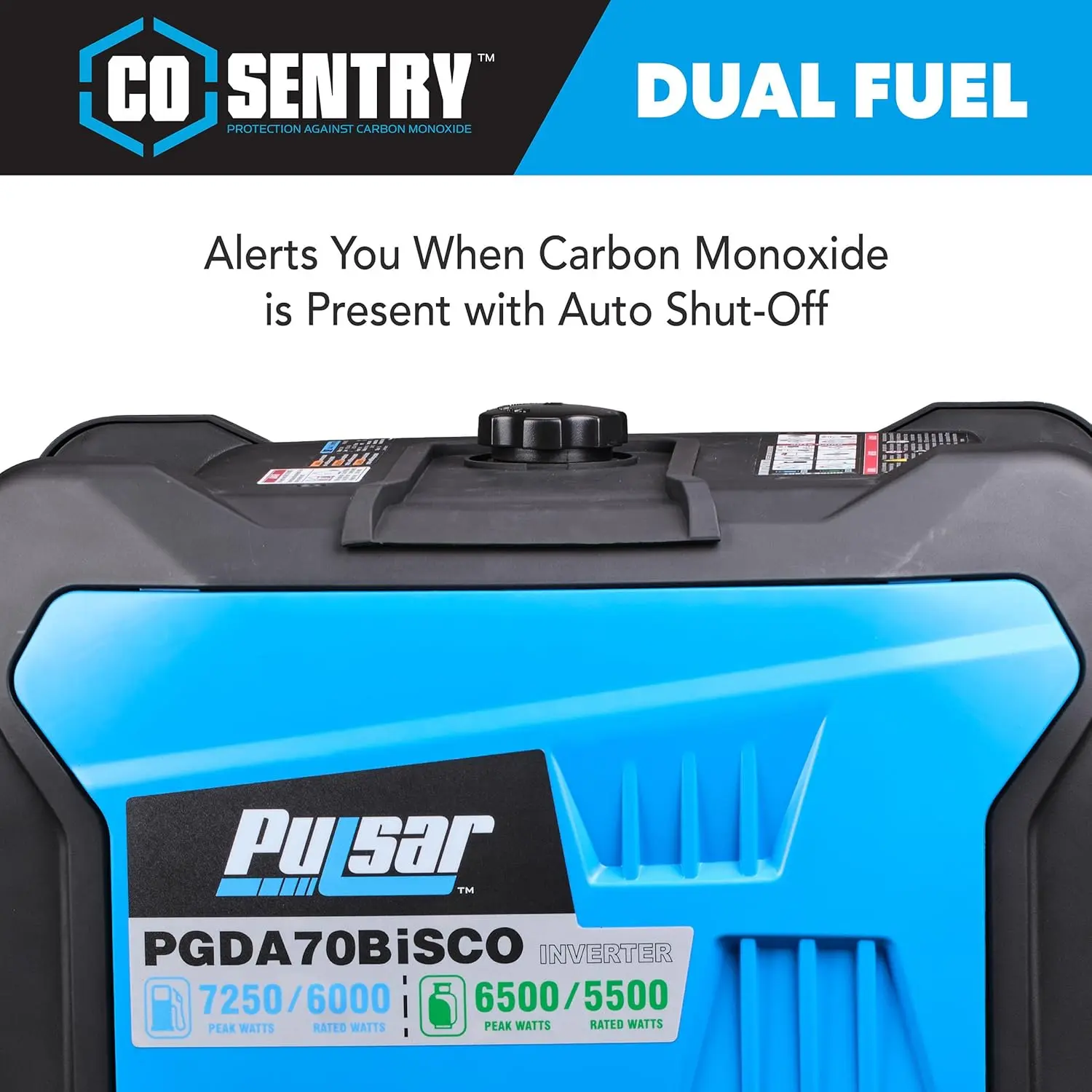 7250-Watt Super Quiet Dual Fuel Inverter Generator with Remote Start