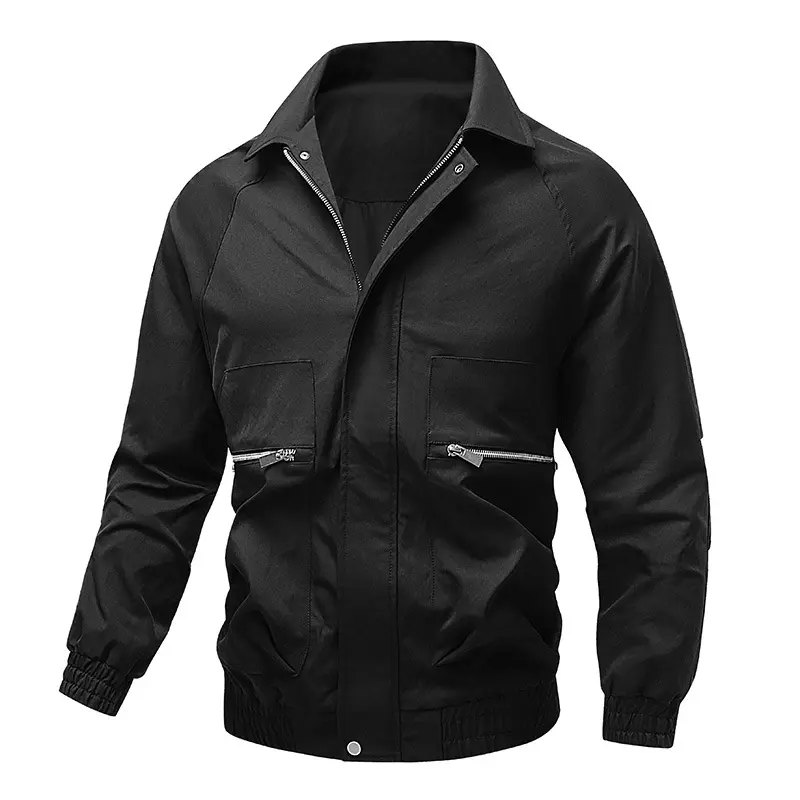 New Fashion Simple Men Thin Casual Jackets Jaquetas Male Lapel Loose Jackets Coats Quality Male Stylish Versatile Jackets Size 4
