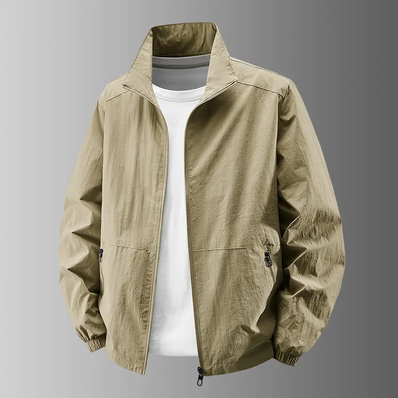 New Summer Men Outdoor Thin Jackets Breathable and Windproof Quick Drying Jackets Casual Coats Male Lightweight Loose Jackets 5X