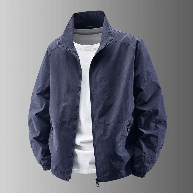 New Summer Men Outdoor Thin Jackets Breathable and Windproof Quick Drying Jackets Casual Coats Male Lightweight Loose Jackets 5X