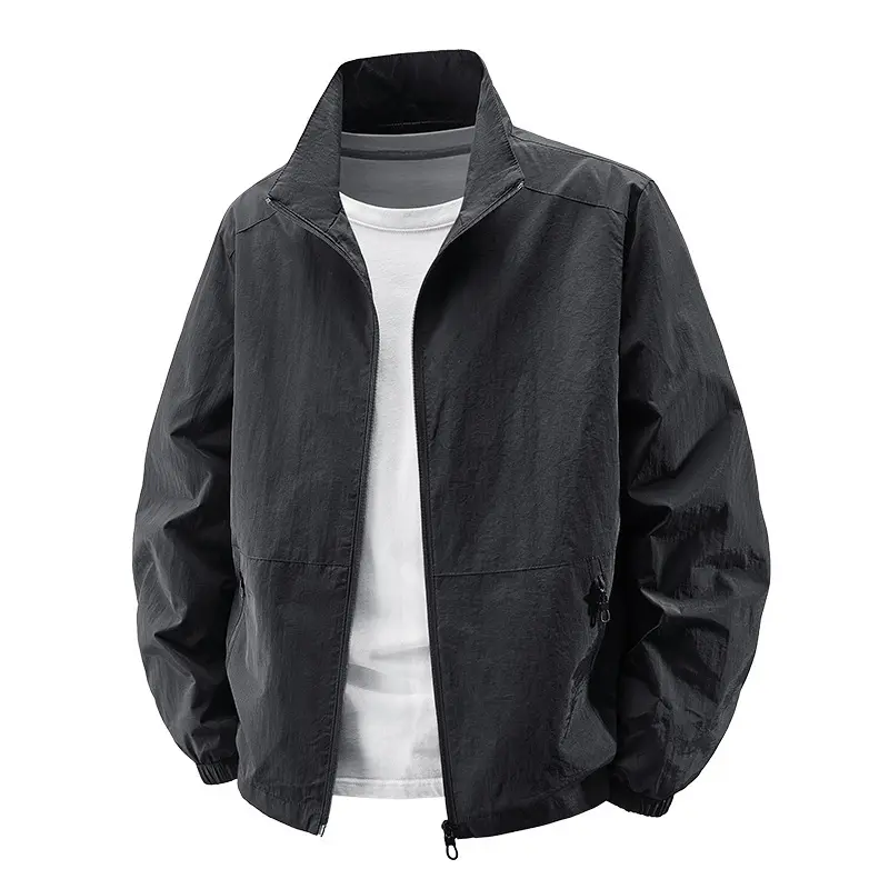 New Summer Men Outdoor Thin Jackets Breathable and Windproof Quick Drying Jackets Casual Coats Male Lightweight Loose Jackets 5X