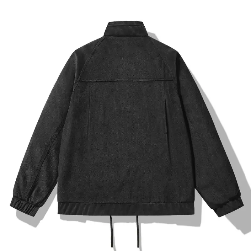 New Autumn Men Casual Corduroy Jackets Fashion Loose Coats High Quality Male Outwear Stand Collar Jackets Men's Clothing 4XL