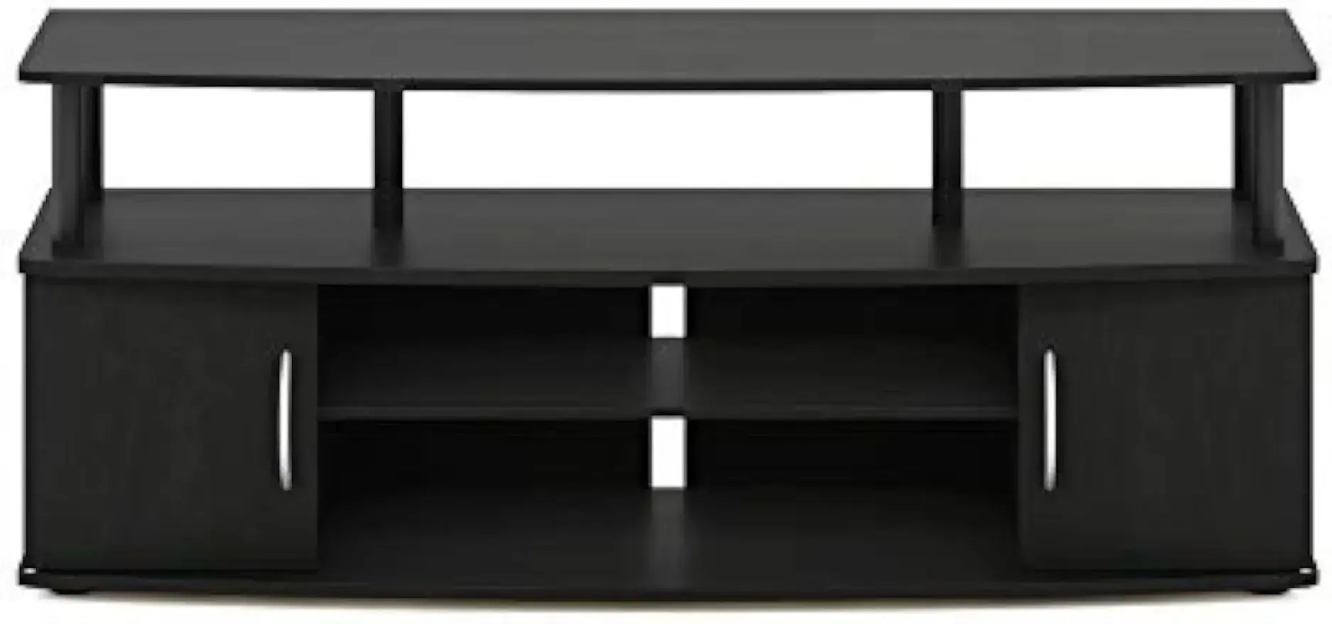 JAYA Large Entertainment Stand for TV Up to 55 Inch, Blackwood
